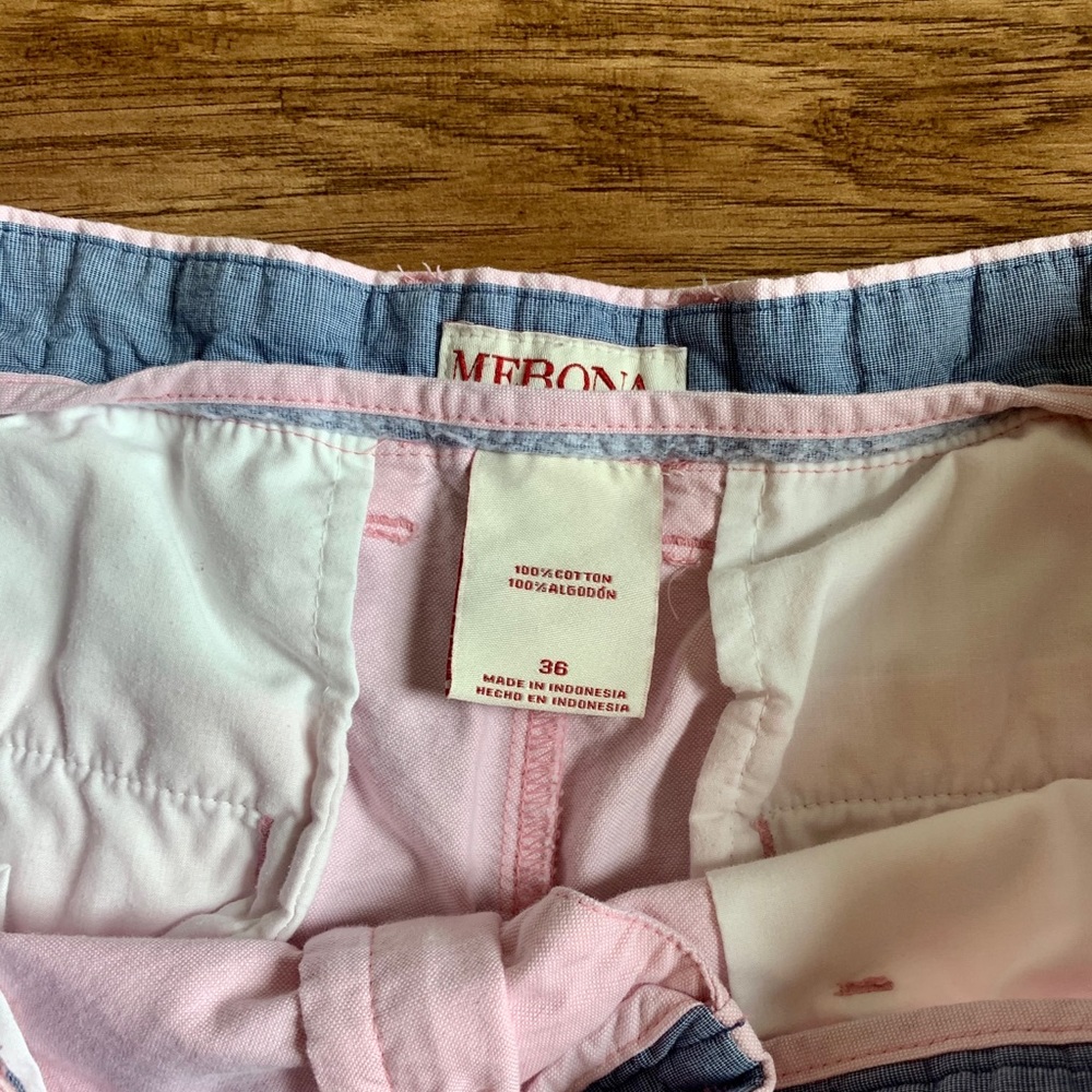 Merona men’s light pink classic short - Picture 5 of 6